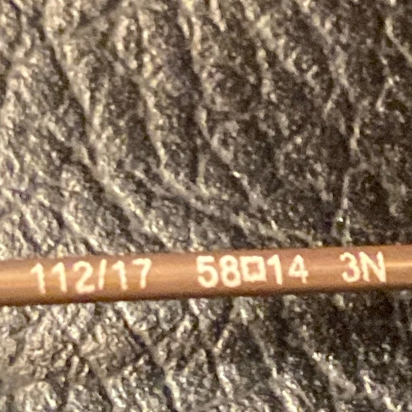 RAY BAN RB3025 Polarized Large Aviator Sunglasses Gold with Blue Lenses - Picture 12 of 16